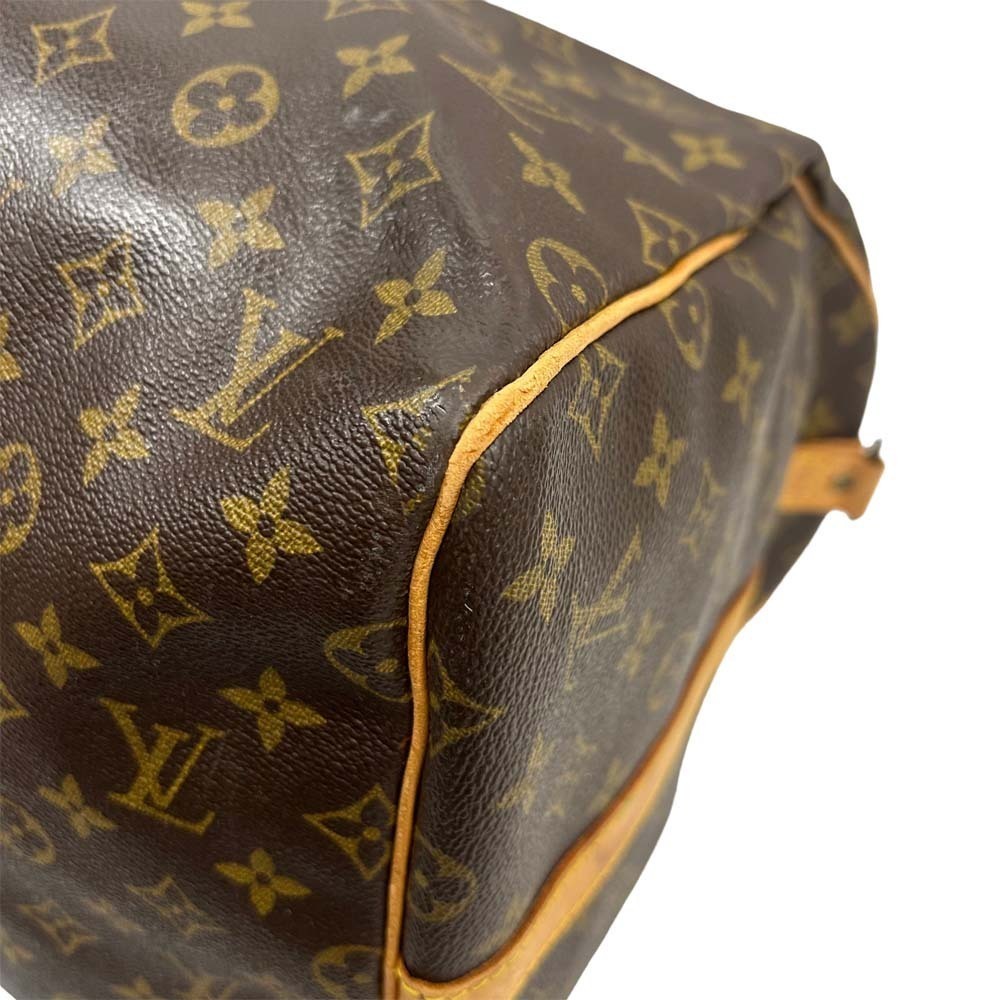 Louis Vuitton Shoulder Boston Monogram Keepall Crossbody Brown Bag Bandouliere - Picture 6 of 10